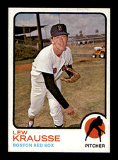 1973 TOPPS #566 LEW KRAUSSE (NM-MT) SUPER HIGH QUALITY * HIGH # ~ GFCC