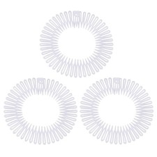 Flexible Headbands Stretch Headband Headbands Women 3pc-White 