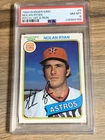 1980 Topps Burger King Nolan Ryan HOF Pitch Hit & Run #9 PSA 8
