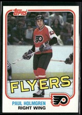 1981-82 Topps Paul Holmgren #E105 Philadelphia Flyers
