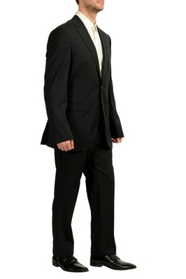 Hugo Boss Men's ''Phoenix/Madisen'' Comfort Fit Plaid 100% Wool Suit US 42L IT 52L