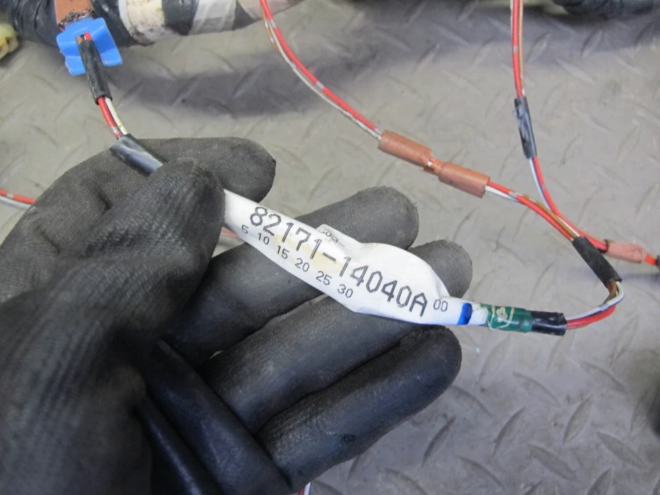 89-90 TOYOTA SUPRA MA70L 7MGE M/T BAHÍA DEL MOTOR Y CARROCERÍA ARNÉS DE CABLEADO INTERIOR OEM Foto 3 de 4