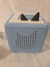 Tonies Toniebox Audio Box Player Learning Education Blue with charger WORKS 
