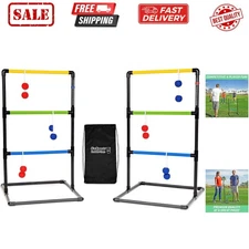 Ladder Toss Game Set - Perfect Holiday Gift for Kids and Family. Includes 6 S...