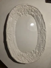 Zrike Company XL Turkey Platter 14 X 20" White Estate Find