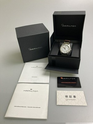 HAMILTON Khaki Field H69529913 Silver Men's Excellent ogq4p2i9