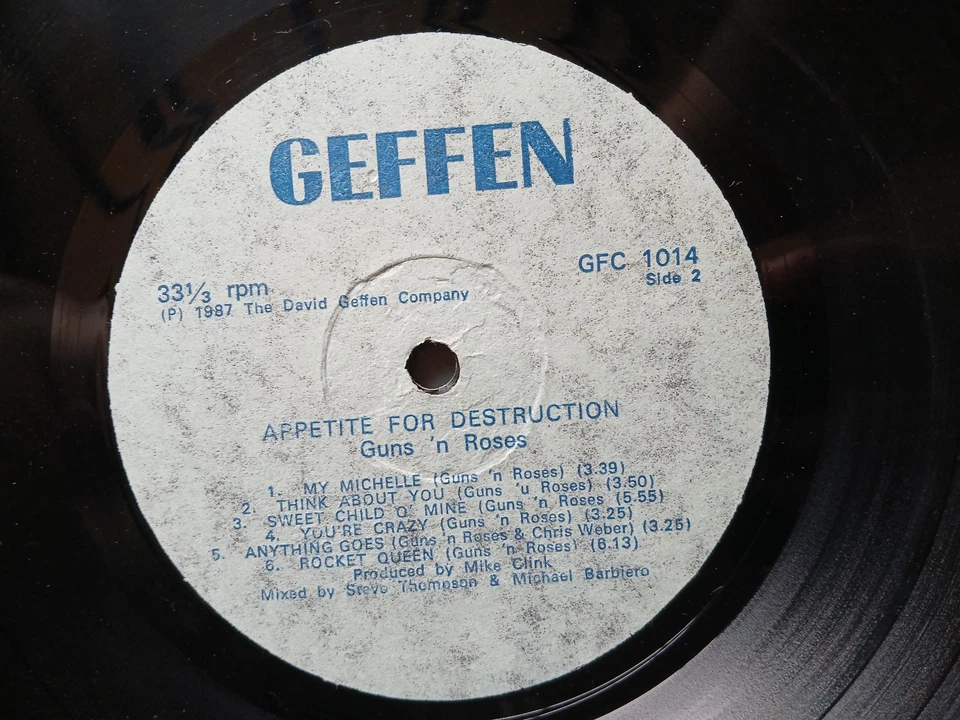 Guns N' Roses SUPERB RARE Zimbabwe Press, Appetite, Maiden Sabbath Metallica Dio - Image 4 of 4