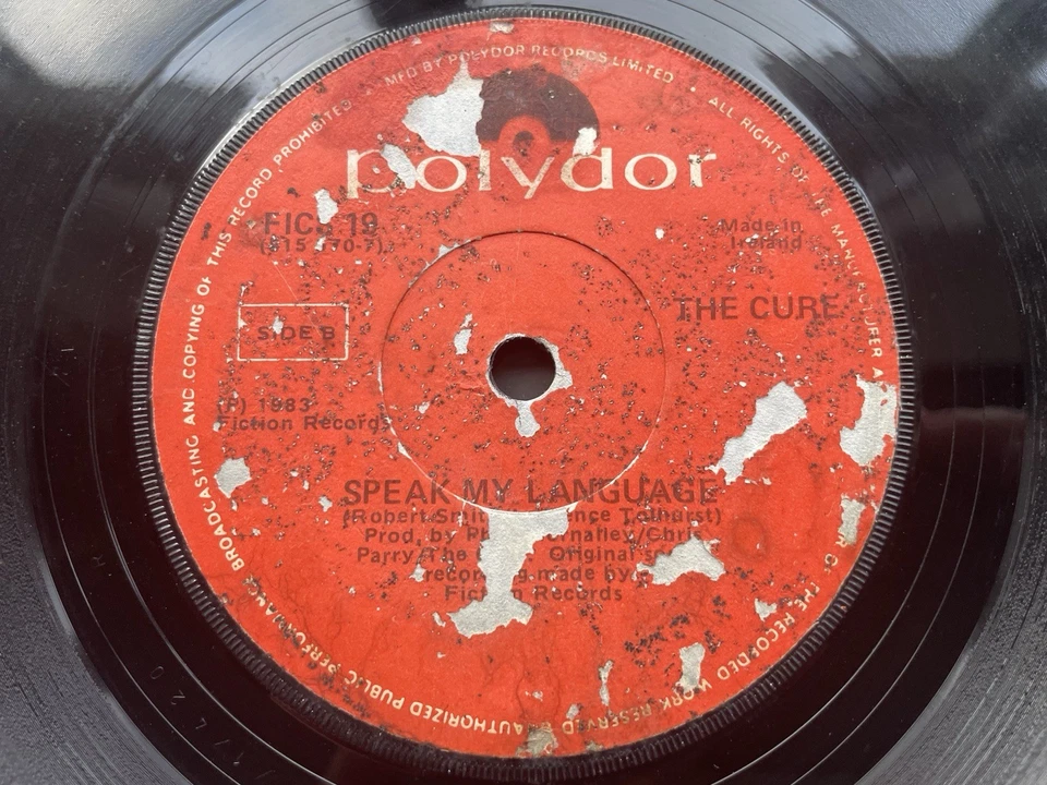 The Cure - The Love Cats 7” Irish Pressing Vinyl Record 1983 Polydor - Image 4 of 4