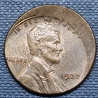 1937 Wheat Cent 1c Off Center Error UNC #98798