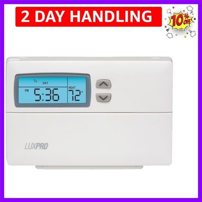 Pro Programmable Thermostat for Home Use; 1 Heat, 1 Cool, Model , 5-2 Day wit...