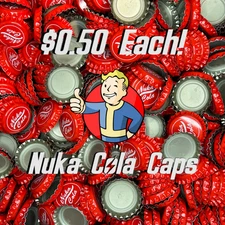 Un-official Handmade Nuka Cola Fallout Bottle Caps