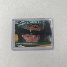 1992 Grid Motorcards Formula One F1 #84 Michael Schumacher Rookie RC