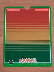 Scramble - Vintage Vectrex Arcade Game Cartridge - 1982 Video Game with Overlay