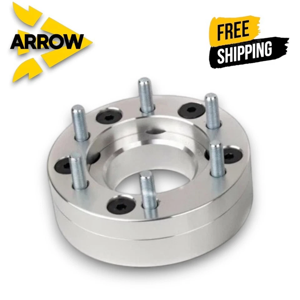 4 轮适配器 2 英寸厚 5x135 至 6x135 适合:福特 F-150 Navigator Expedition 14x2 — 第 3/4 张图片