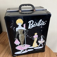 Vintage 1960s Ponytail Barbie Doll Case - 1962 Wardrobe - Mattel Trunk