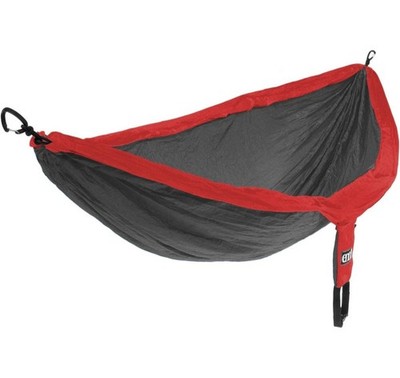 Eno DoubleNest Hammock Double Portable Nylon Red for 2 Adults W/ Clips