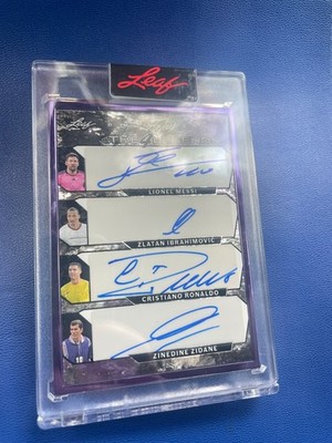 2024LEAF DECADENCE-LIONEL MESSI/CRISTIANO RONALDO/ZLATAN IBRAHIMOVIC/ZINEDINE #1