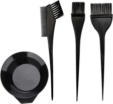 Hair Dye Color Brush & Bowl Set, 4Pcs Mixing Tools for Coloring, Dye Kit
