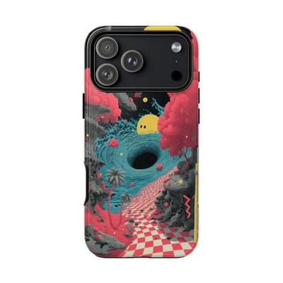 Phone Ink - iPhone | Galaxy | Pixel Case - Psychedelic Abstract Blue Vortex