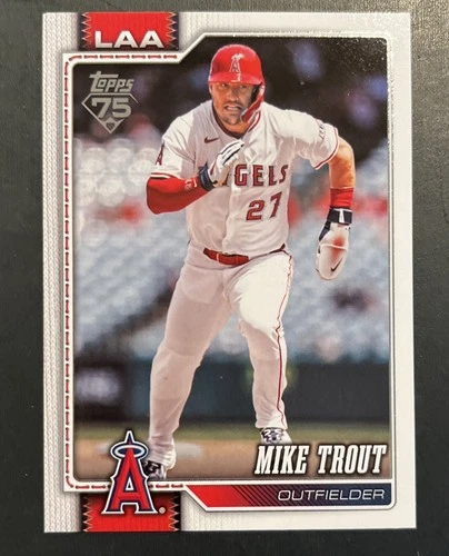 2026 Topps Series 1 Mike Trout Super Box Image Variation Companion Card #350