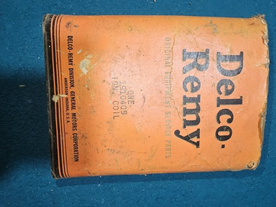 #ad Vintage Delco Remy Original Equipment Service Parts ignition coil container. $15.50