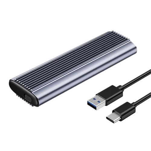 Support de disque solide M.2 PCIE USB 3.1 boîtier en aluminium sans outil deux protocoles - Photo 4/10