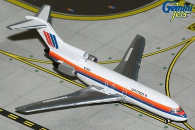 GeminiJets Boeing 727-100 United ''Saul Bass'' N7001U 1:400 Modellflugzeug