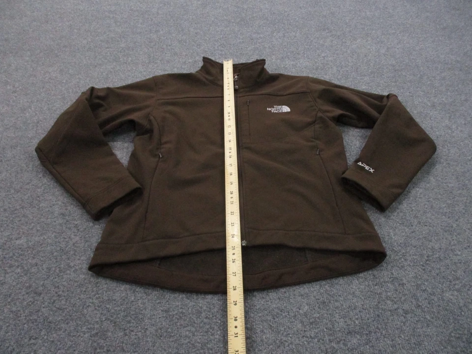 Chaqueta North Face para mujer M forrada de vellón softshell al aire libre senderismo ápice camping Foto 3 de 4