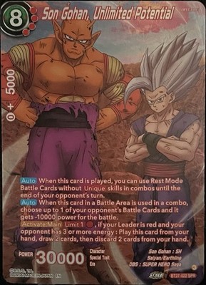 Son Gohan, Unlimited Potential (SPR) - History of Z (BT27-022)