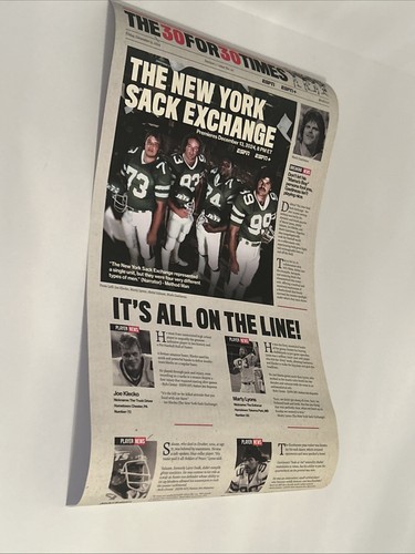 ESPN 30 FOR 30 THE NEW YORK SACK EXCHANGE. ORIGINAL POSTER. ESPN. THE NEW YORK S - Picture 5 of 24