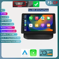 For Ford Fiesta 2009-2016 Android Car Radio Stereo GPS NAVI WIFI Carplay 2+64GB