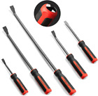 Pry Bar Set, 5-Piece Heavy Duty Pry Bars with Thicker Strike Caps, Mechanic Hand