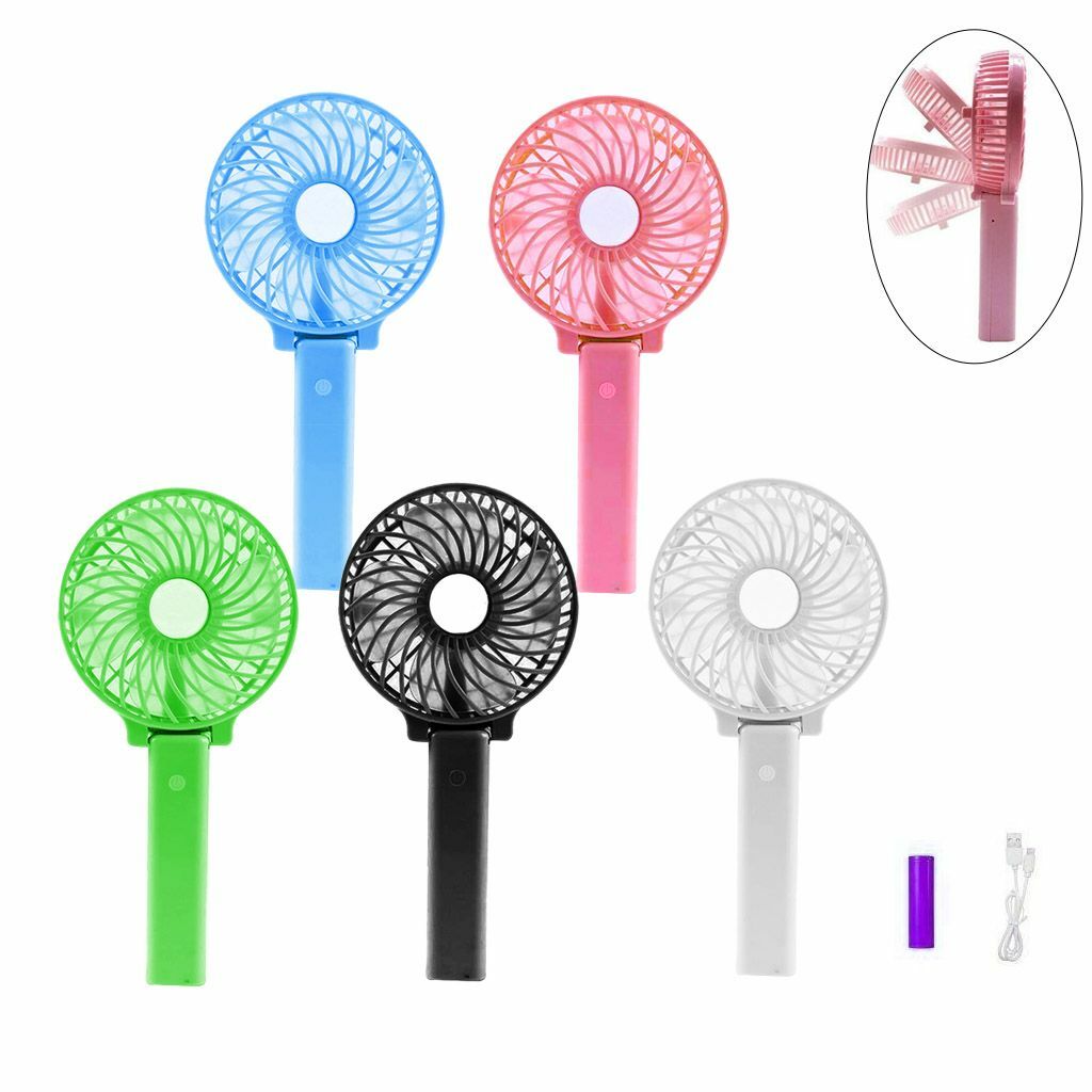 Portablr Fan Portable Handheld Fan, 4 In 1 5200mAh USB Rechargeable ...