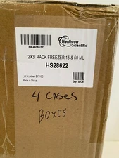 Heathrow Scientific HS28622 True North 2x3 Upright Freezer Rack 5" Steel 4 Boxes