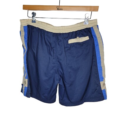 Men s Kappa Swim Trunks Blue Tan Size XXL Summer Board Shorts Pockets