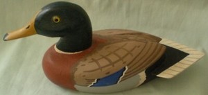 BIG MARSH MALLARD CARVING by L.R LINGLEY