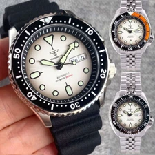 42mm Tandorio Gradient White Dial Sapphire NH36A Automatic Diving Mens Watch