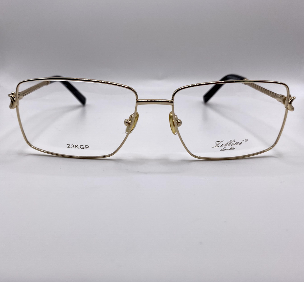 Оправа для очков Zellini Lunettes ZL619 C1 из позолоченного металла весом 23 кг 59-17-140