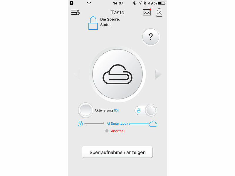 Cylindre de porte à empreinte digitale et gestion Bluetooth - 4