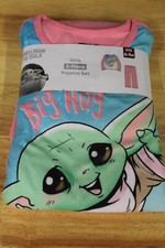 The Mandalorian The Child Baby Yoda Girls 2-piece Pajama Set-6-6X-NWT