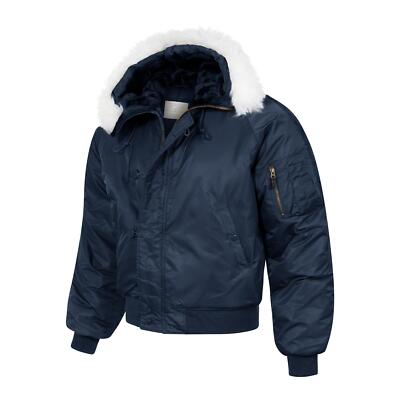 Army Parka Padded Bomber Jacket Military N2B Insulated Snorkel