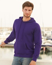 Fruit of the Loom Men'S Lightweight Plain Hooded Sweat Adult Hoodie S M L XL 2XL