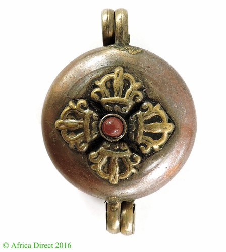 Vintage Tibetan Copper Snuff Bottle 