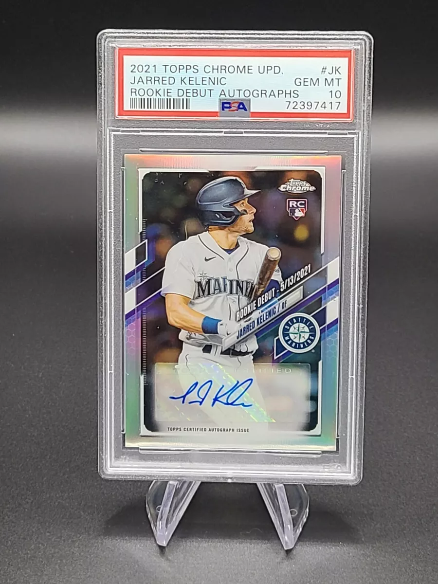 2021 Topps Chrome Update Jarred Kelenic Rookie Debut Auto RDA-JK ...