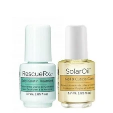 CND RescueRxx Daily Keratin Nail Treatment Mini + Solar Cuticle Oil
