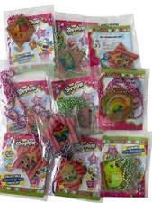 Shopkins Lot of 10 Fashion Tags Dog Tags Necklace Jewelry Rare Limited Edition