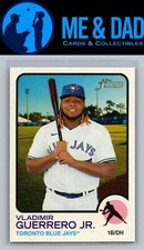 2022 Topps Heritage #269f Vladimir Guerrero Jr. Team Name Color Swap Variation