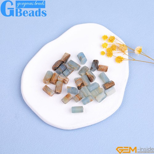 Natural Assorted Gemstone Faceted Tube Column Beads for Jewelry Making 8x12mm - Picture 106 of 192