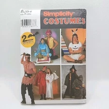 Simplicity 8284 Unisex Halloween Costumes Cosplay Sewing Pattern Size S-L Uncut