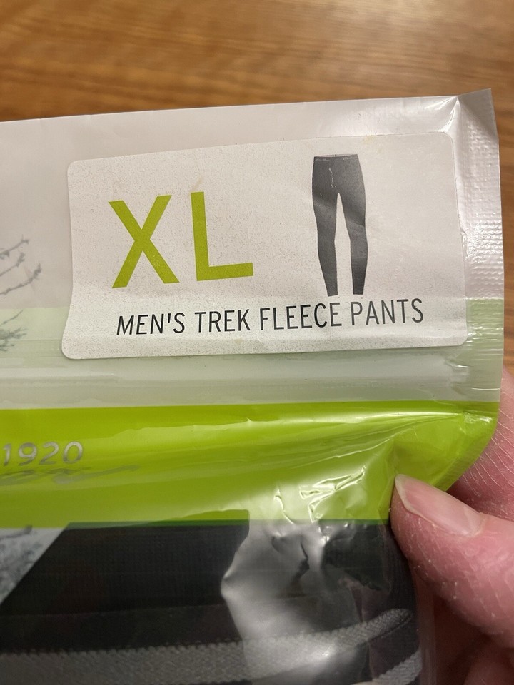 Eddie Bauer Men's Base Layer WARMEST Trek Fleece Pants Heavyweight